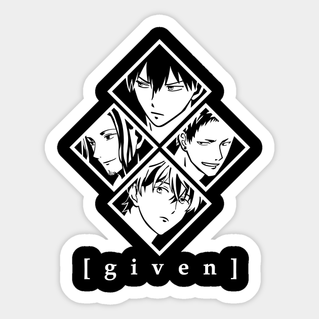 Given BL Anime - Given Bl Anime - Sticker | TeePublic Given BL Anime - Given Bl Anime - Sticker | TeePublic