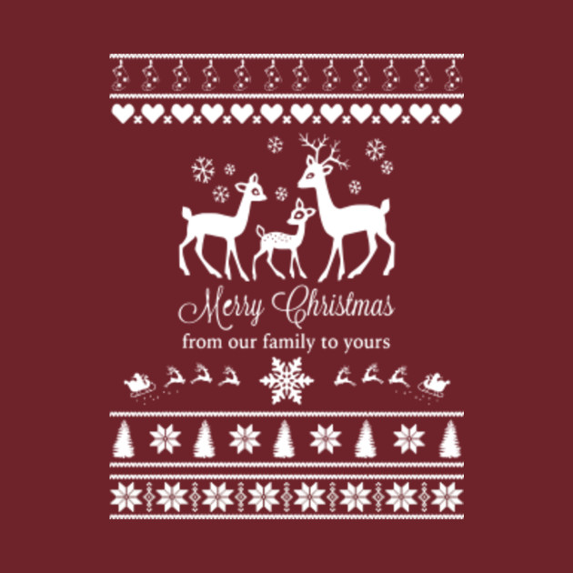 Merry Christmas Family - Family - T-Shirt | TeePublic AU