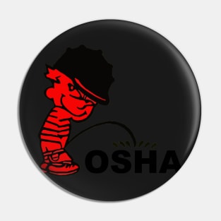 Calvin Pee on OSHA Pin