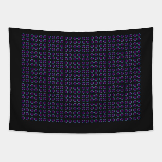 Purple dots Tapestry by ampp