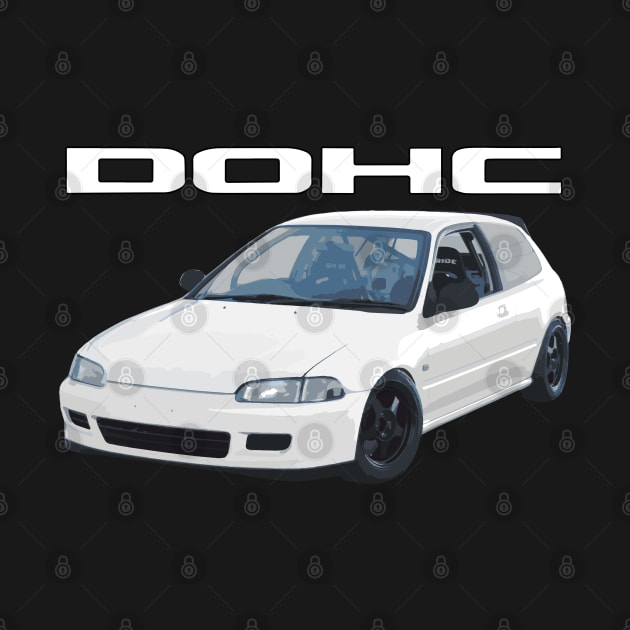 SIR II EG hatch B16 DOHC VTEC Initial D by cowtown_cowboy