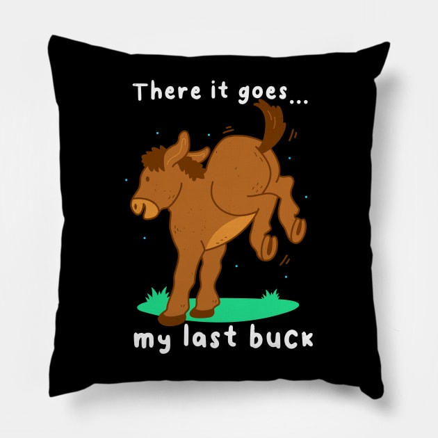 Last Buck Pillow by SmokingPencils