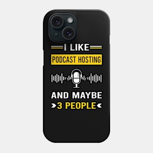 3 People Podcast Hosting Podcasts Phone Case