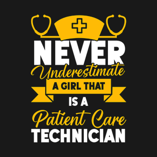 Patient Care Technician Wife Girlfriend PCT T-Shirt