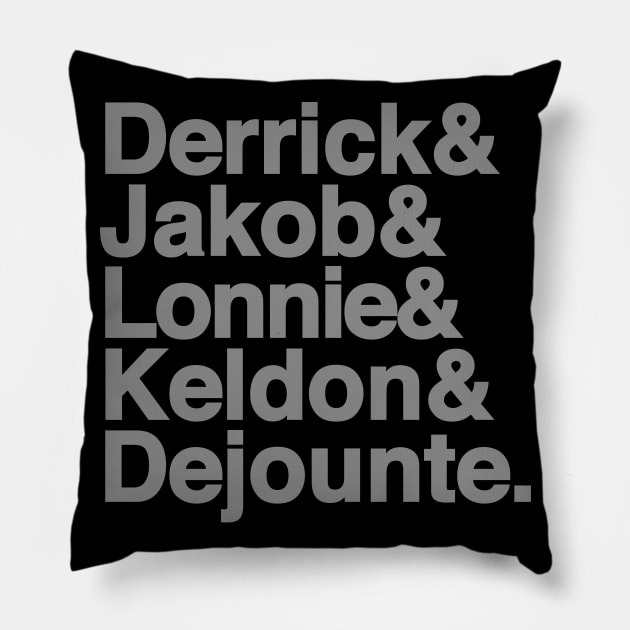 San Antonio Jetset Pillow by huckblade