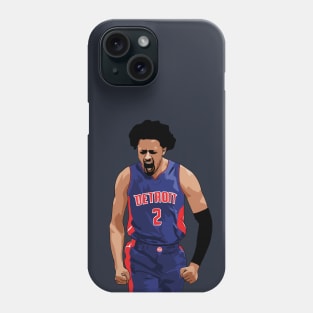 Cade Cunningham Vector Celebration Phone Case