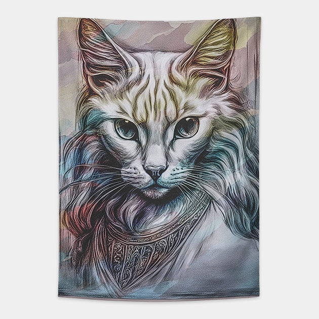 EGYPTIAN CAT Tapestry by SueNordicDesigns