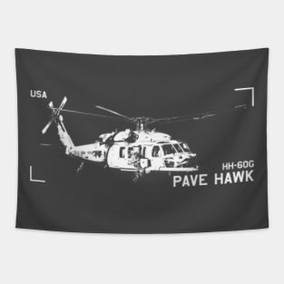 HH-60G Pave Hawk Helicopter Tapestry