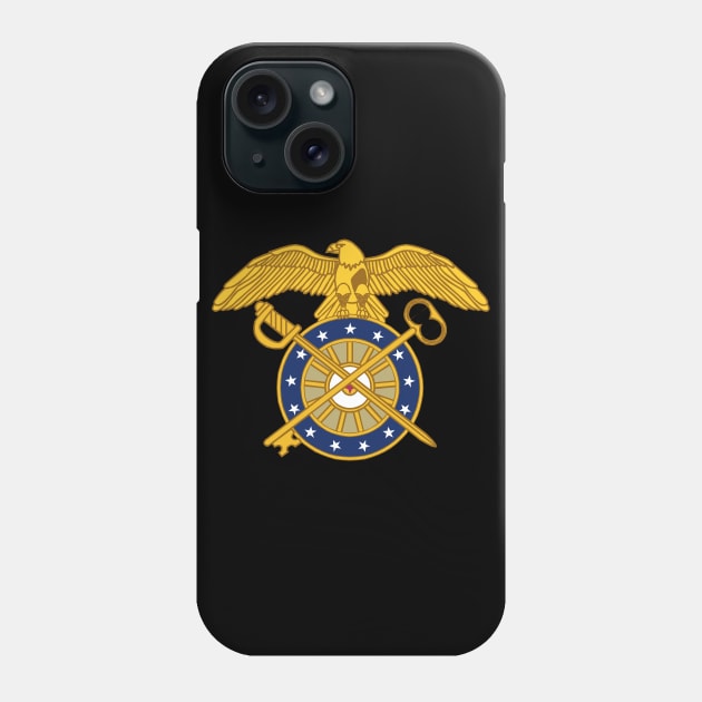 Quartermaster Corps Branch wo txt Phone Case by twix123844