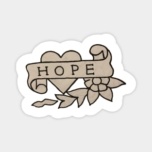 Hope Tattoo Design Magnet