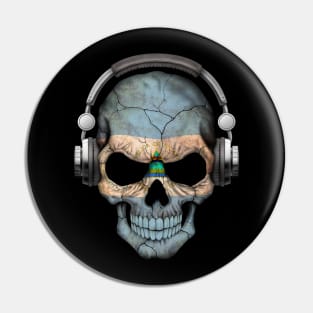 Dark Skull Deejay with Nicaraguan Flag Pin