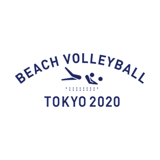 Beach Volleyball Olympics Tokyo 2020 Games pictograms T-Shirt