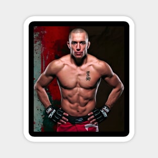 Georges St Pierre - UFC Champion Magnet