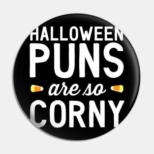 Halloween puns so corny Pin