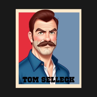 2D Tom Selleck T-Shirt
