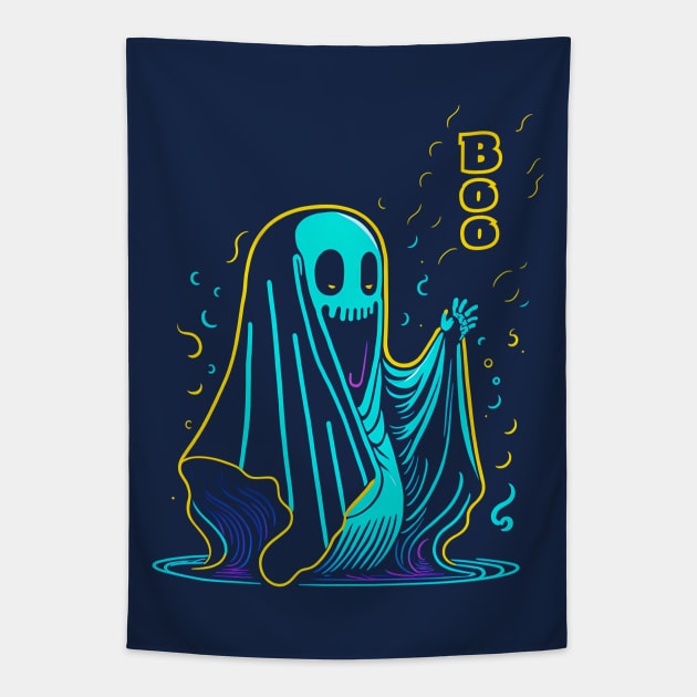 Boo Tapestry by Javisolarte