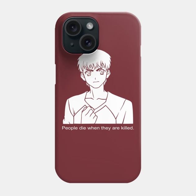 Shirou Emiya Meme Phone Case by merch.x.wear