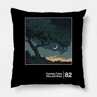 Cocteau Twins / Minimalist Graphic Artwork Design Pillow