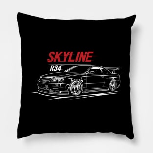 Skyline R34 Pillow