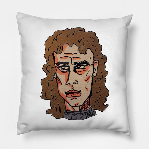 Johnny Steele Pillow by MattisMatt83