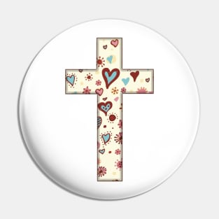 Christian Cross Pin