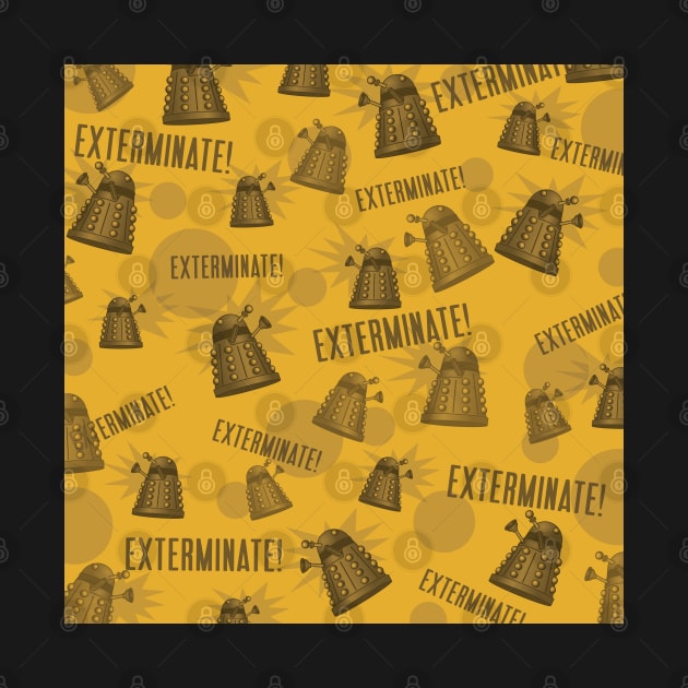 Daleks - Yellow by TurtleNotes