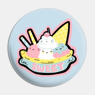 Cute Kawaii Ice-Cream Pin