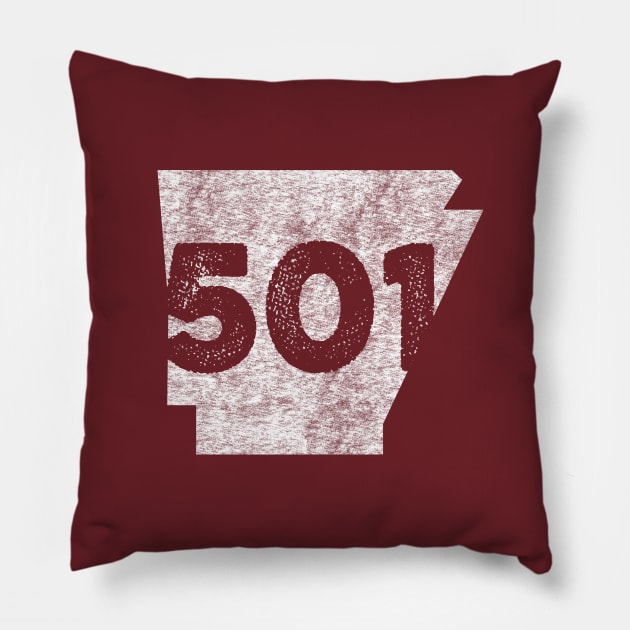 501 Arkansas Pillow by rt-shirts