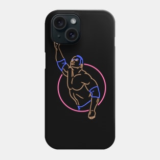 the Rock neon style Phone Case