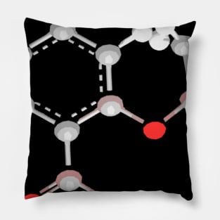 Aspirin Molecule Pillow