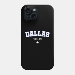 Dallas Texas Grunge Phone Case