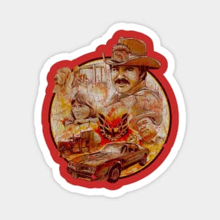 RETRO STYLE - SMOKEY AND THE BANDIT IS TRUCKING Magnet