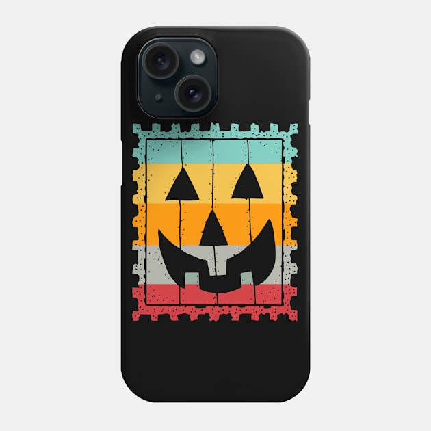 Pumpkin Halloween Costume Retro Vintage Gift For Men And Women Phone Case by issambak