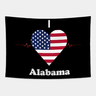 I love alabama Tapestry