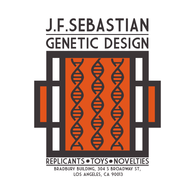 JF SEBASTIAN GENETIC DESIGN - Blade Runner by GroatsworthTees