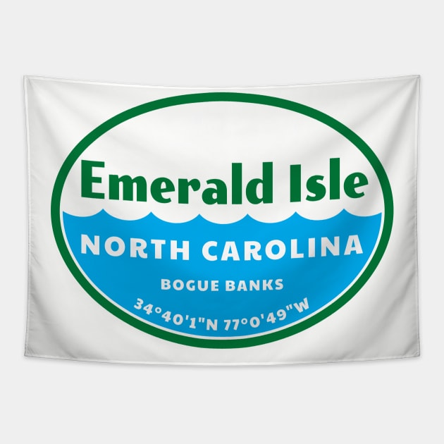 Emerald Isle, North Carolina on the Crystal Coast! Tapestry by Contentarama