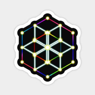 Spiritual Geometry /Star and Hexágono Magnet