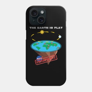 The earth is flat fashion design Phone Case