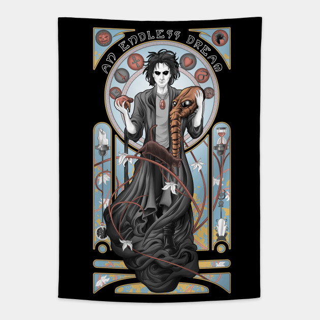 An Endless Dream Sandman Tapestry Teepublic Uk An Endless Dream Sandman Tapestry Teepublic Uk