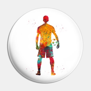 Soccer Player Pin