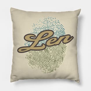 Len Fingerprint Pillow