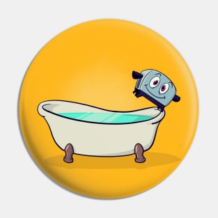 Brave Little Bathtub Pin