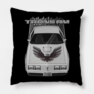 Firebird Trans Am 79-81 - silver and black Pillow