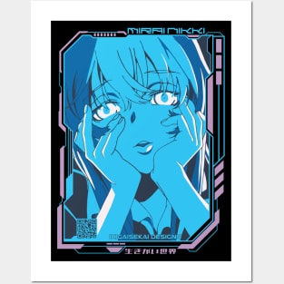 Mirai Nikki - logo Art Print for Sale by BaryonyxStore