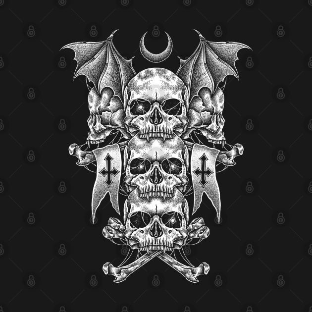 Vampire Skull by thesacredeyes