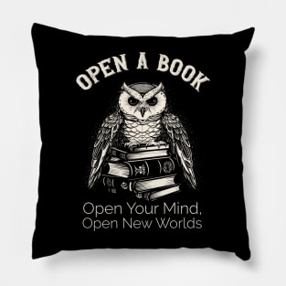 Open Your Mind, Open New Worlds Pillow
