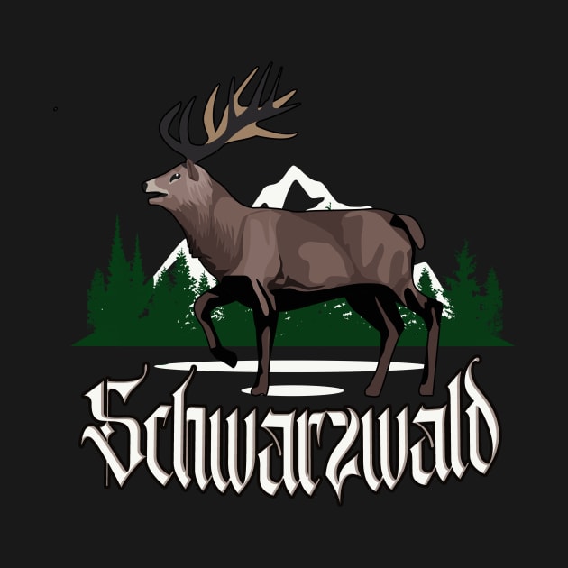 Schwarzwald Hirsch coole Schwarzwälder by Foxxy Merch