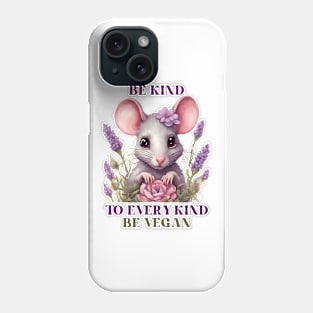 Be Kind Vegan Rat Phone Case