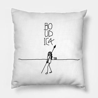 Boudica the queen who faced Rome Pillow