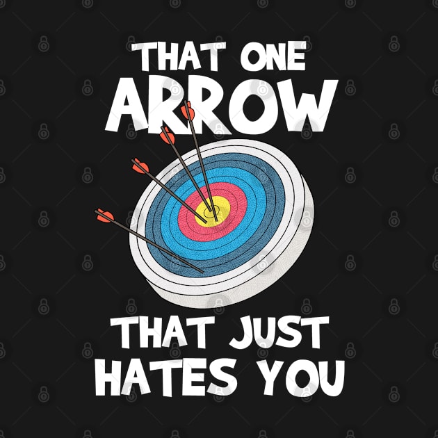 That One Arrow Archery Gift Print Archer Print by Linco